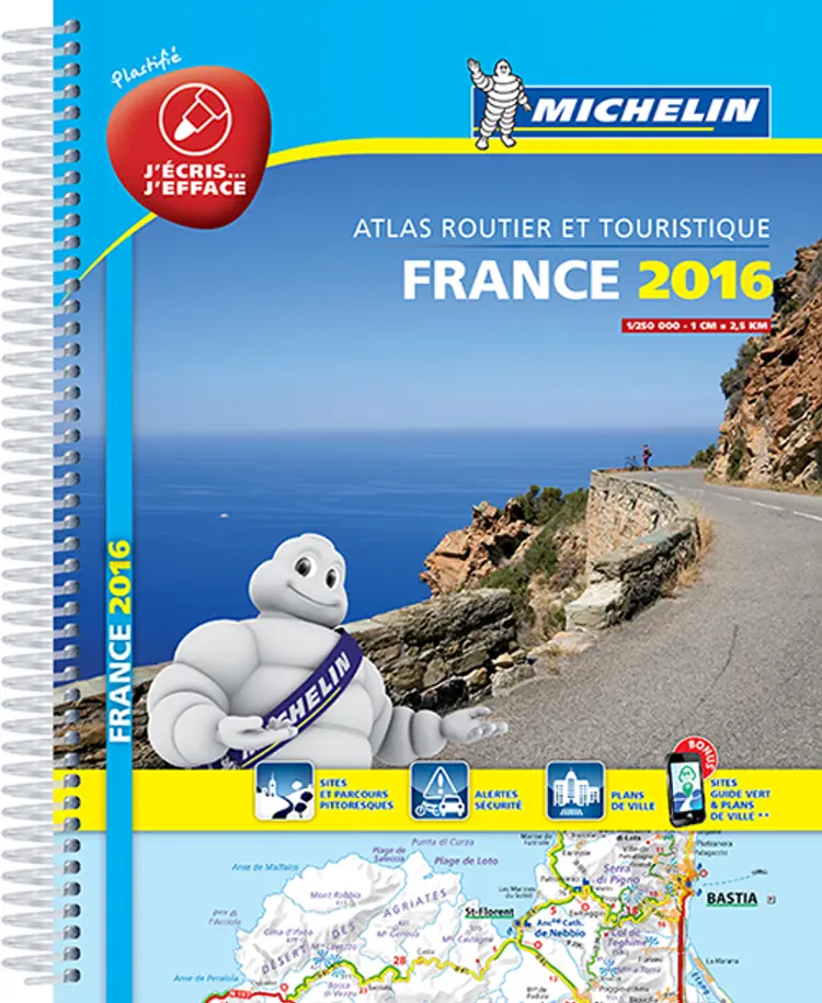 Michelin Tourist & Motoring Atlas France 2016