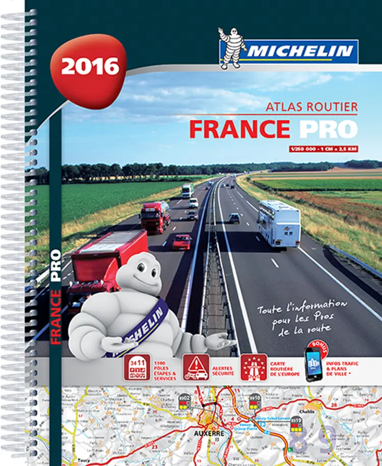 Michelin France 2016  Pro Trucker Atlas 2016