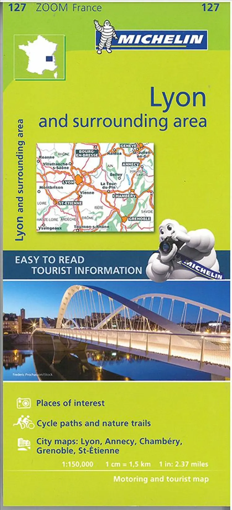 Lyon & Surrounding Areas af Michelin