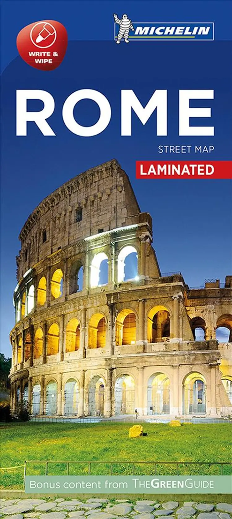 Rome Street Map Laminated af Michelin