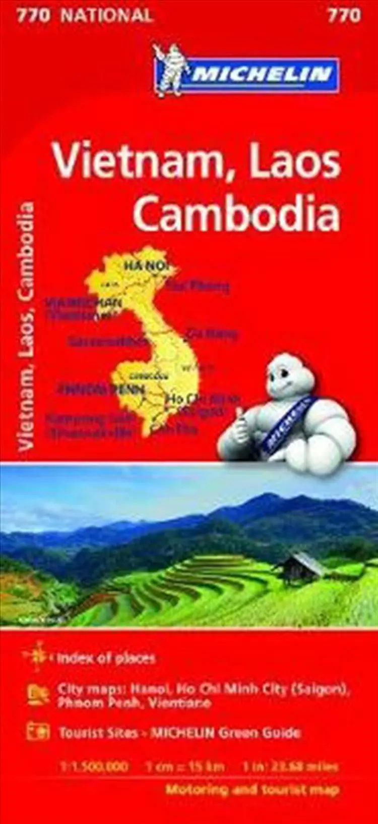 Vietnam, Laos & Cambodia af Michelin