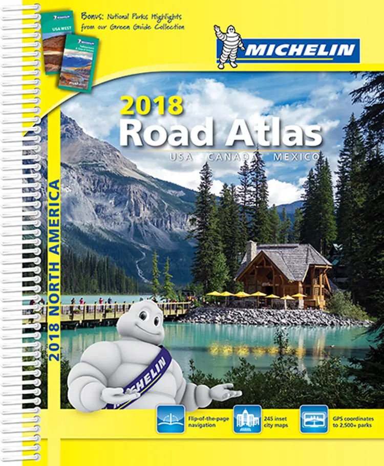 Michelin Road Atlas 2018 USA, Canada & Mexico