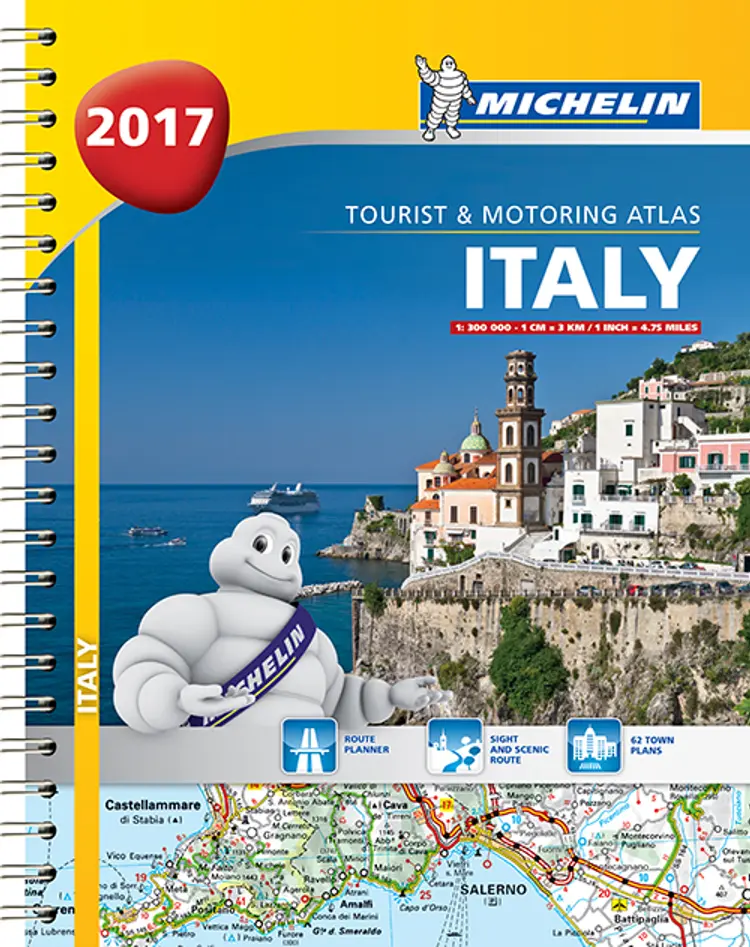 Michelin Tourist & Motoring Atlas Italy 2017