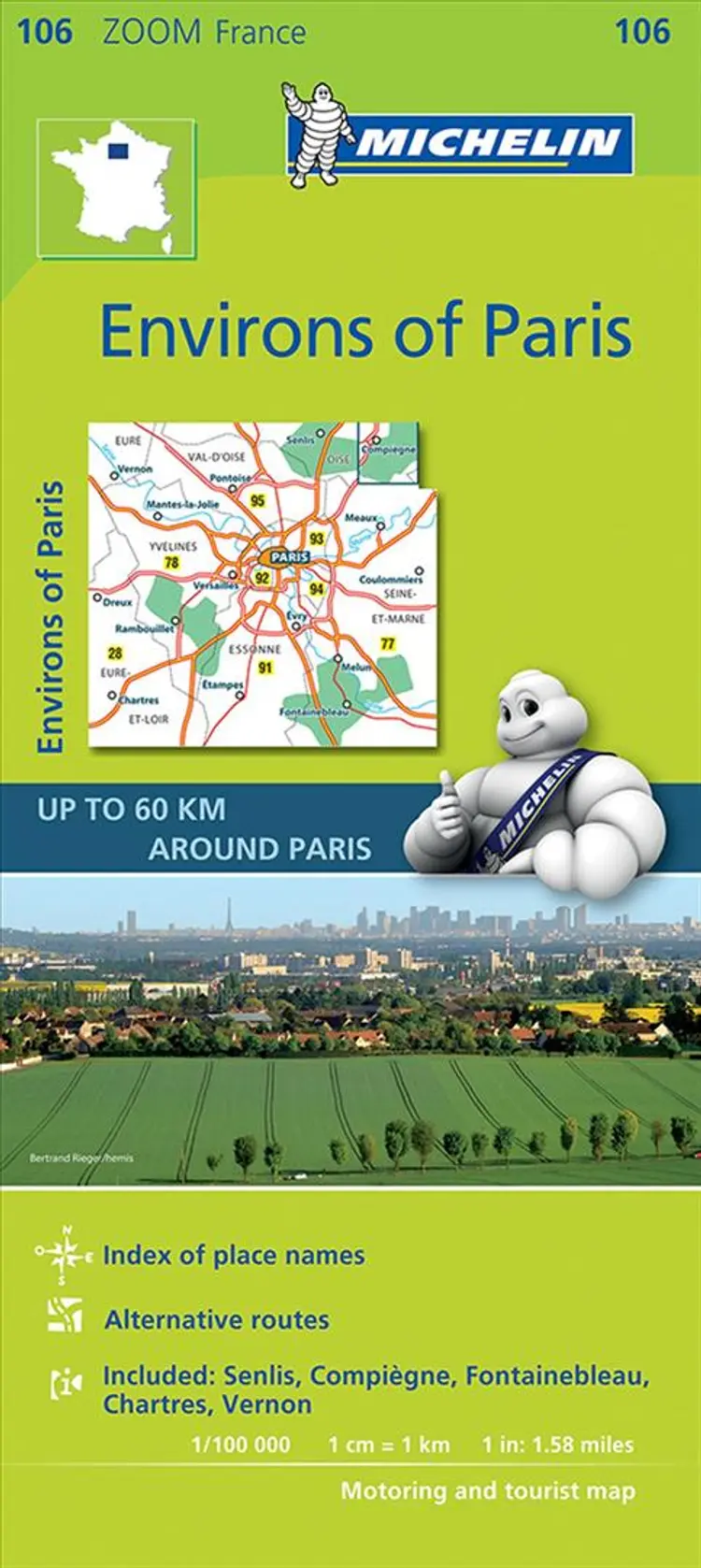 Paris Environs af Michelin