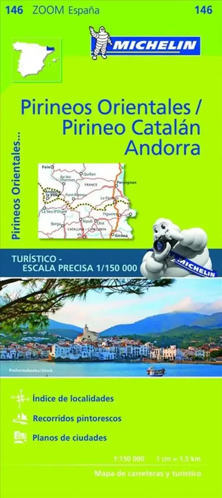 Pirineos Orientales, Pirineo Catalán, Andorra af Michelin
