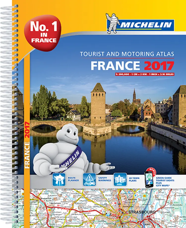 Michelin Tourist & Motoring Atlas France 2017