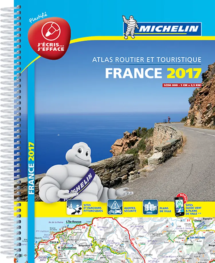 Michelin Tourist & Motoring Atlas France 2017