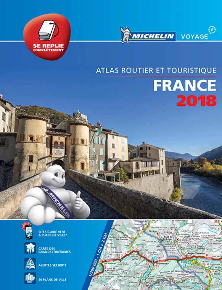 Michelin Tourist & Motoring Atlas France 2018 (Multiflex)
