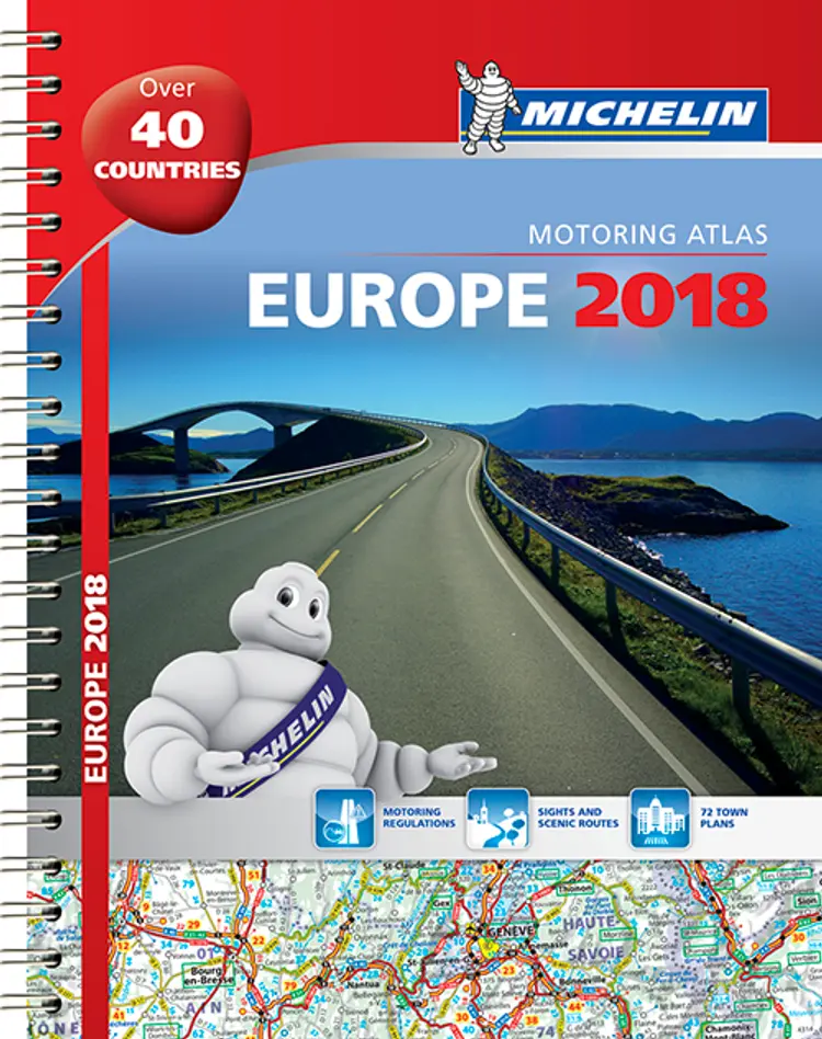 Michelin Motoring Atlas Europe 2018