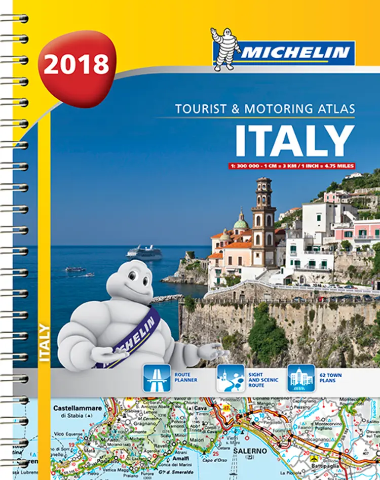 Michelin Tourist & Motoring Atlas Italy 2018