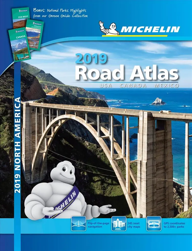 Michelin Road Atlas 2019 USA, Canada & Mexico