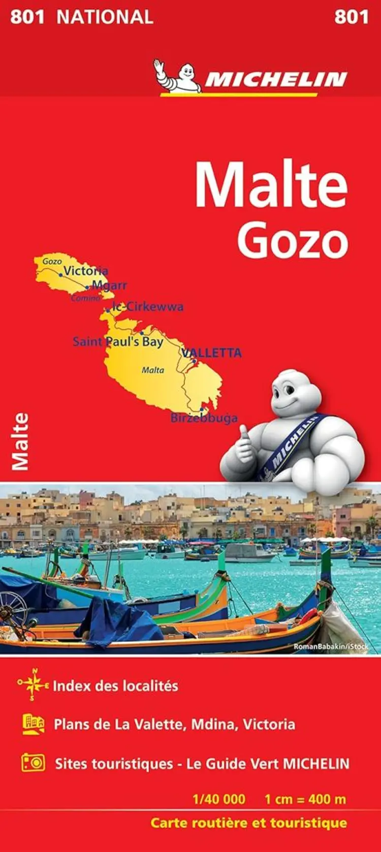 Malta, Michelin National Map 801 af Michelin