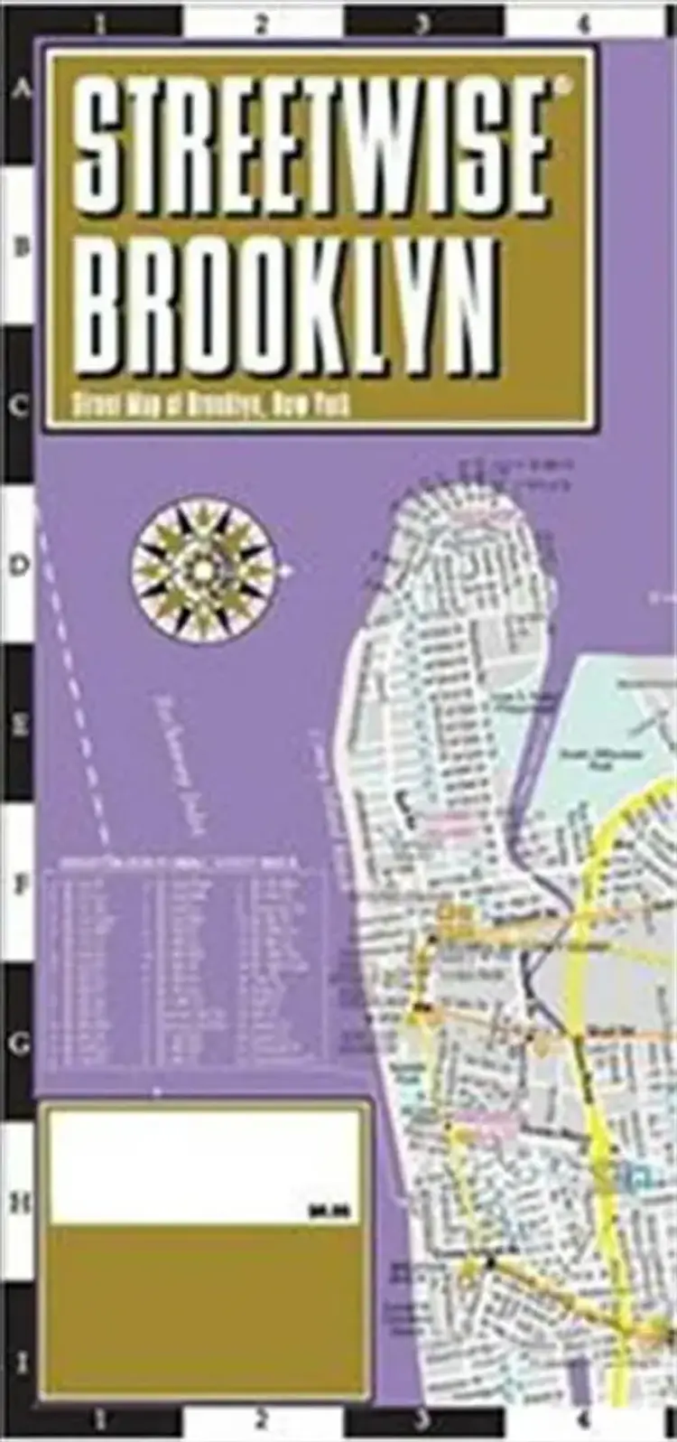 Brooklyn Streetwise Map af Michelin