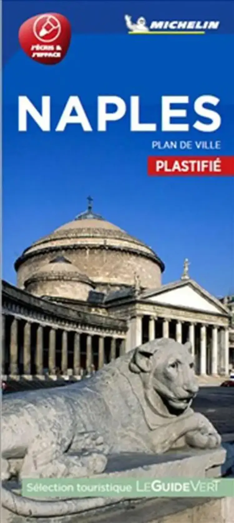 Naples - Napoli Street Map Laminated af Michelin