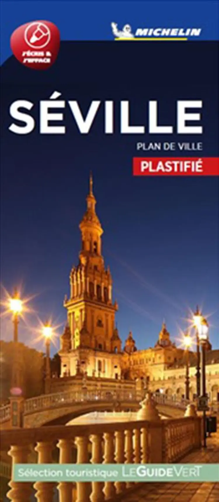Seville - Sevilla Street Map Laminated af Michelin