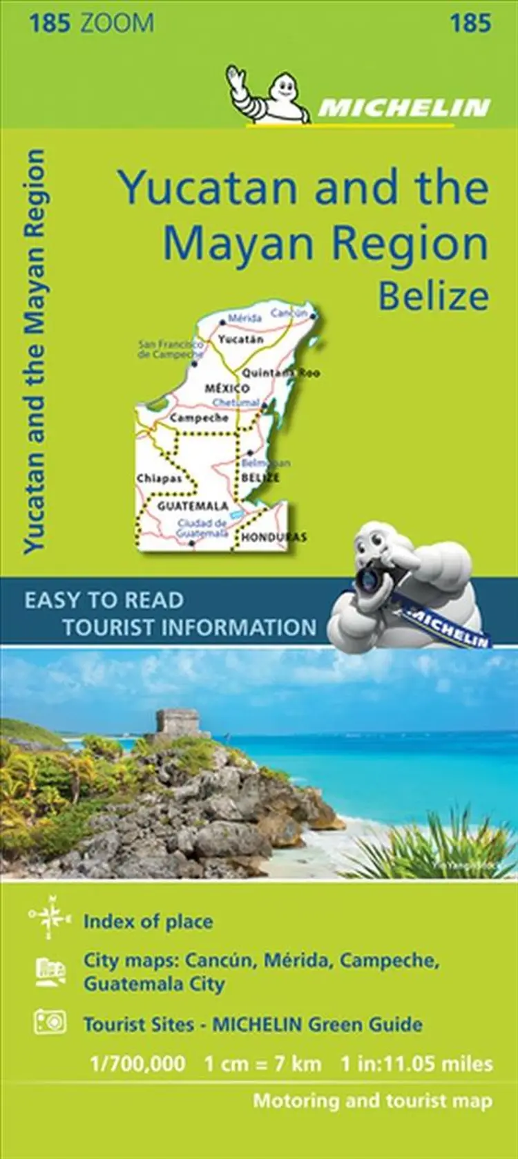 Yucatan & the Mayan Region - Belize af Michelin