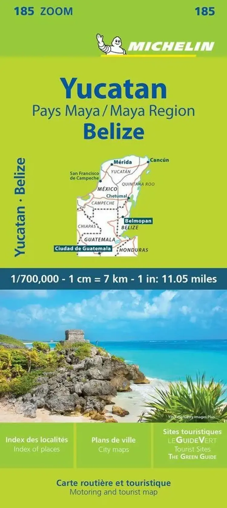 Yucatan & the Mayan Region - Belize, Michelin Zoom 185 af Michelin