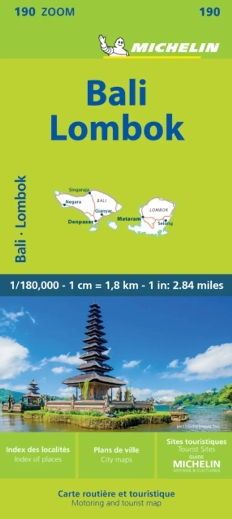Bali-Lombok - Zoom Map 190Map - Michelin af Michelin