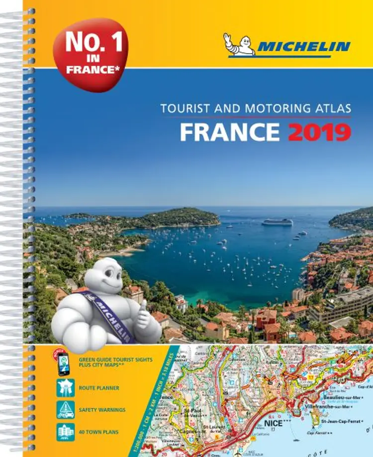 Michelin Tourist & Motoring Atlas France 2019 af Michelin