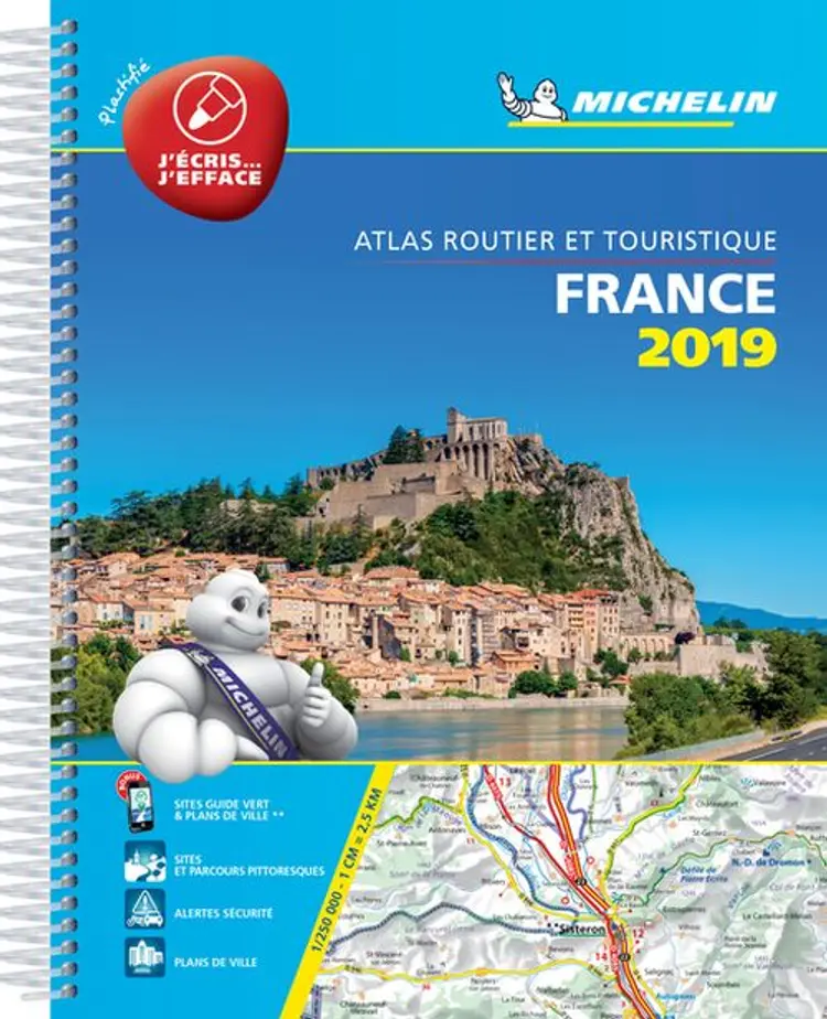 Michelin Tourist & Motoring Atlas France 2019 af Michelin