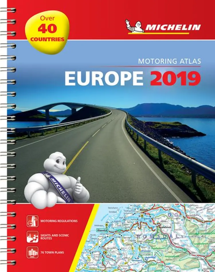 Michelin Motoring Atlas Europe 2019 af Michelin