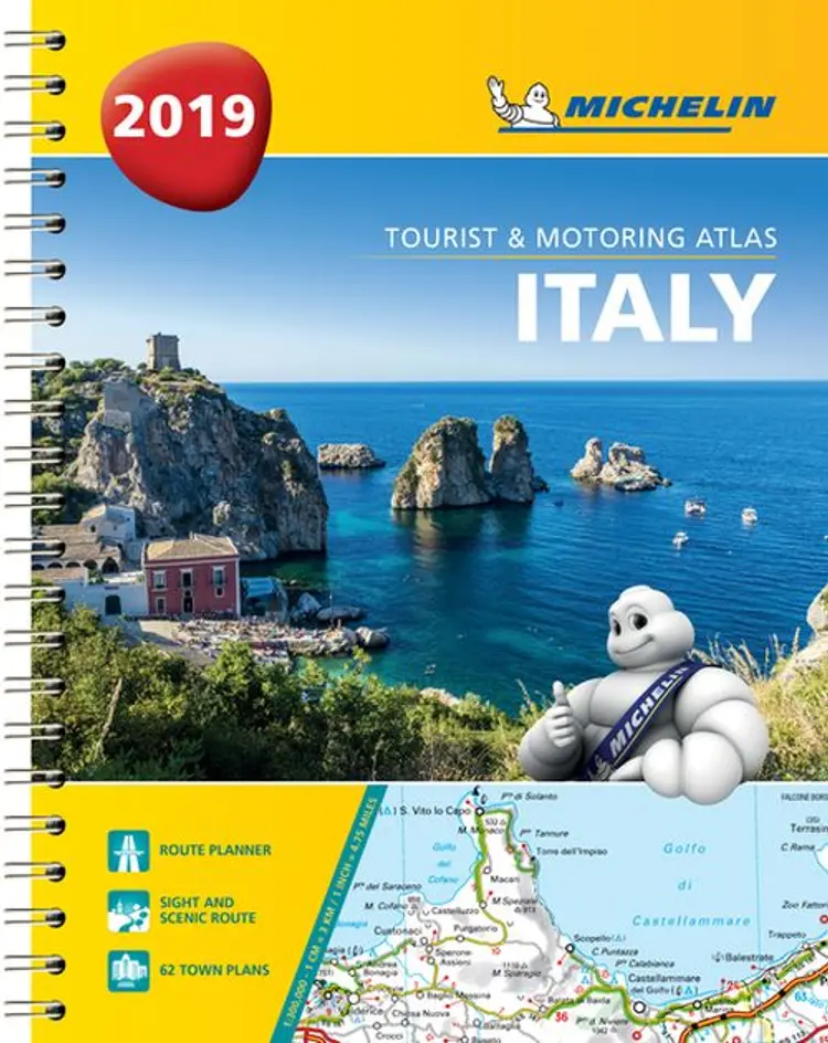 Michelin Tourist & Motoring Atlas Italy 2019 af Michelin