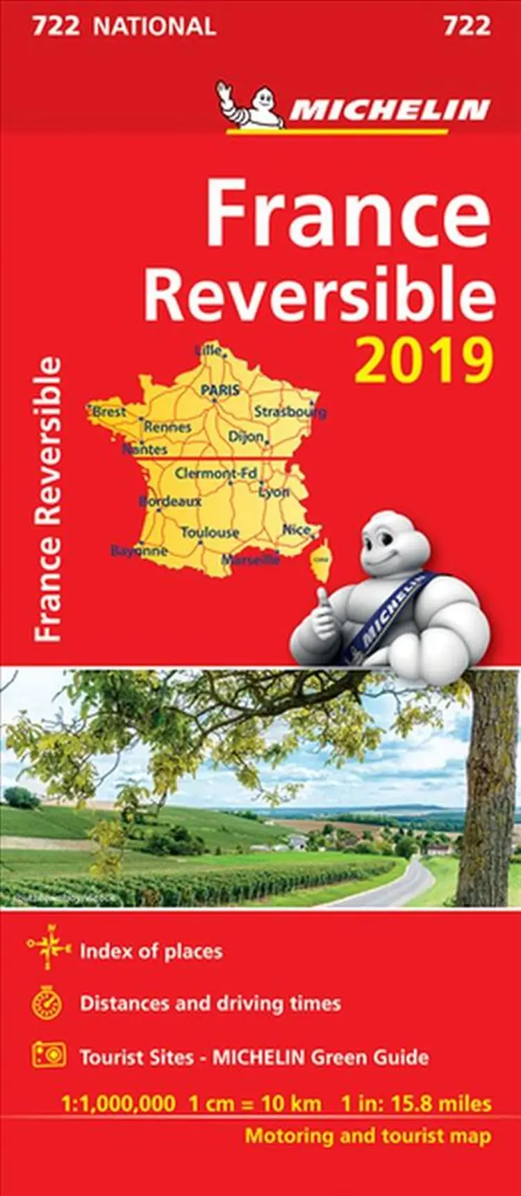 France (Reversible) 2019 af Michelin
