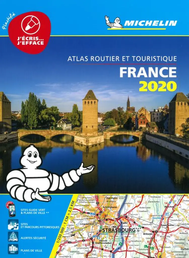 Michelin Tourist & Motoring Atlas France 2020 (Laminated) af Michelin