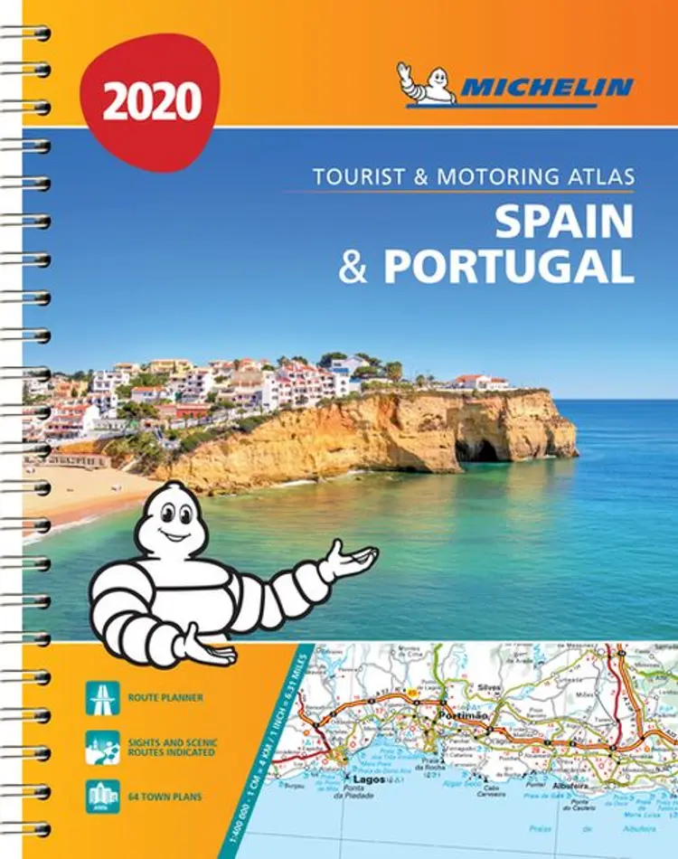 Michelin Tourist & Motoring Atlas Spain & Portugal 2020 af Michelin