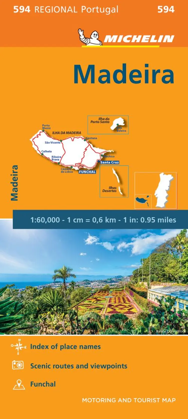 Madeira, Michelin Regional Map 594 af Michelin
