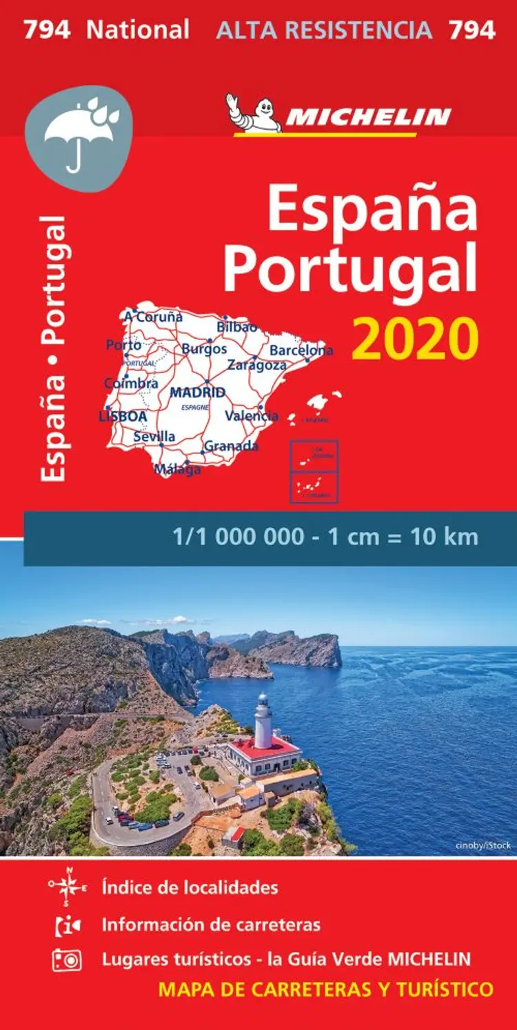 Spain & Portugal: High Resistance 2020, Michelin National Map 794 af Michelin