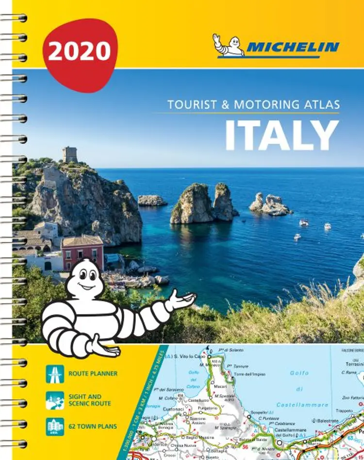 Michelin Tourist & Motoring Atlas Italy 2020 af Michelin