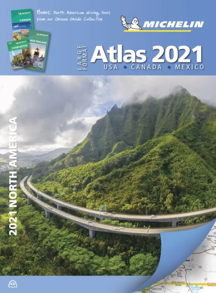USA, Canada & Mexico 2021, Michelin LARGE Format Atlas af Michelin