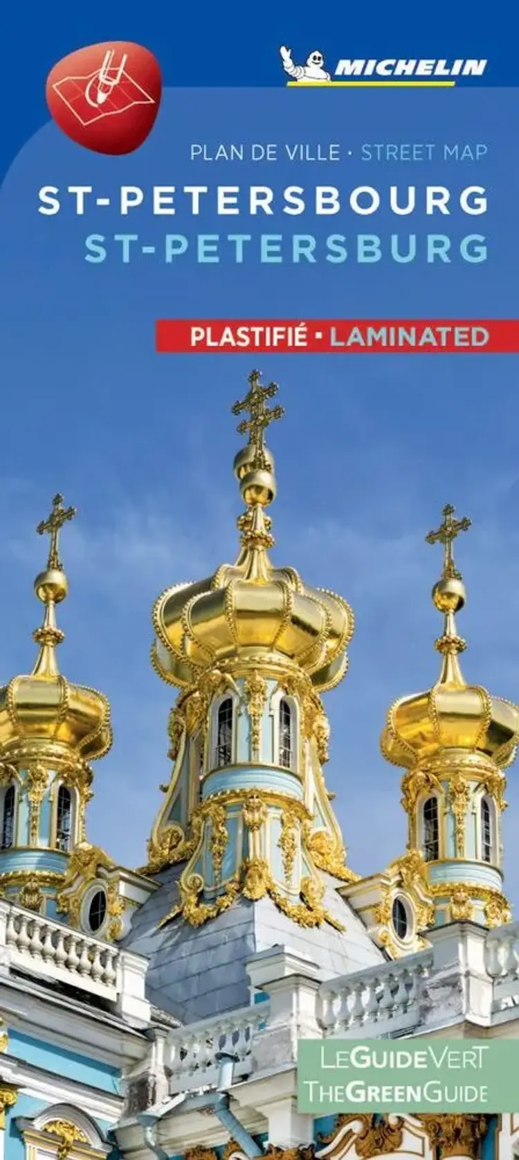 St Petersburg Street Map Laminated af Michelin