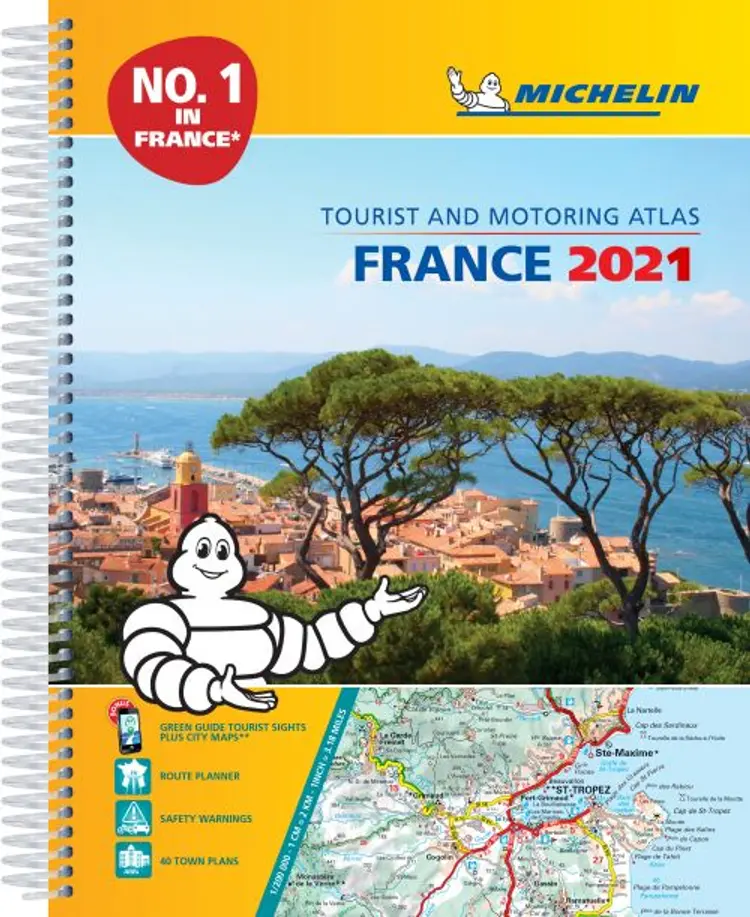 Michelin Tourist & Motoring Atlas France 2021 af Michelin
