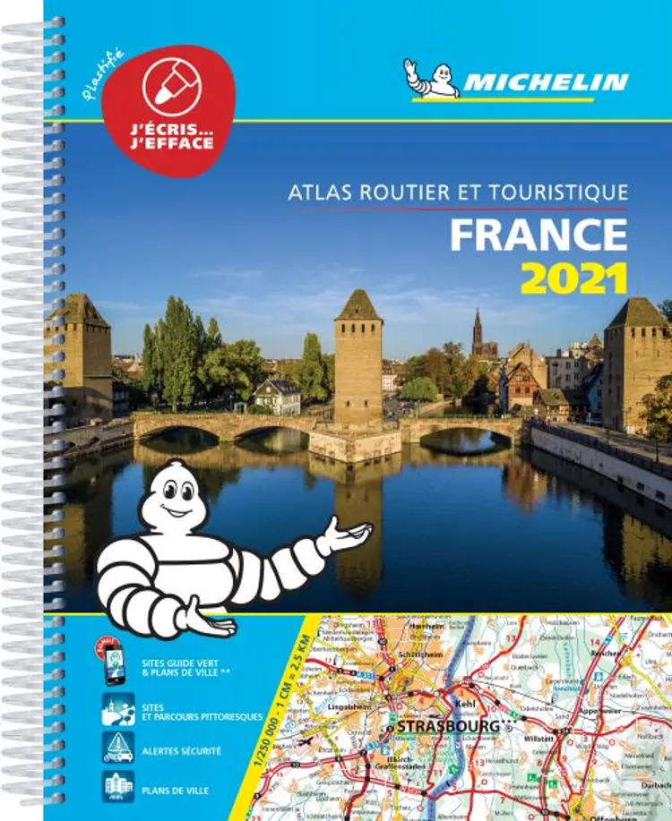 Michelin Tourist & Motoring Atlas France 2021 af Michelin