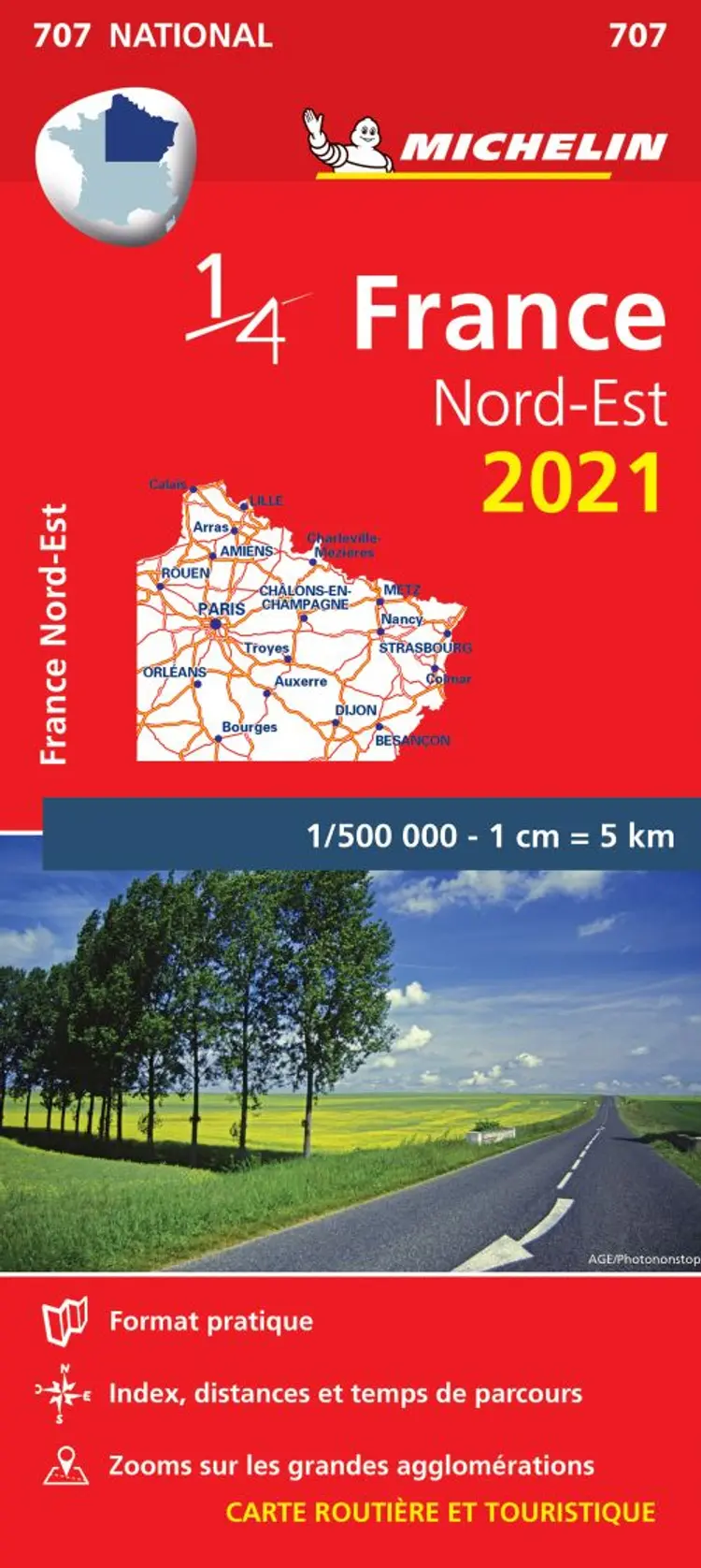 France Northeast 2021 af Michelin