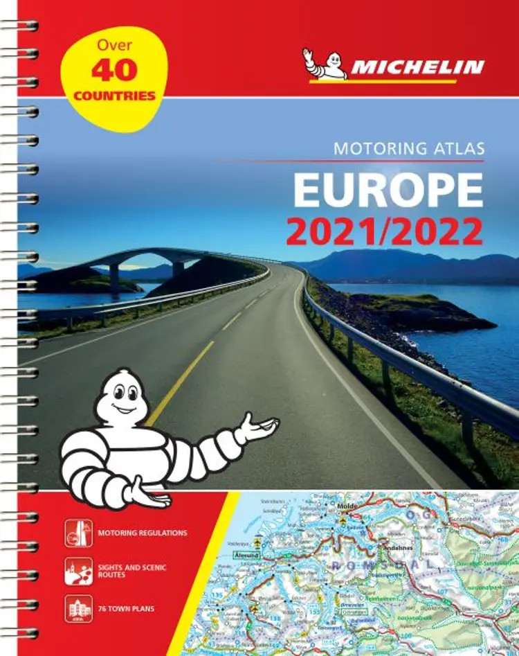 Michelin Tourist & Motoring Atlas Europe 2021/2022 af Michelin