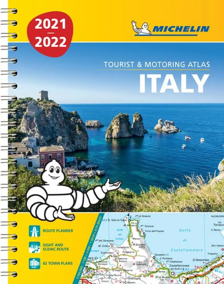 Michelin Tourist & Motoring Atlas Italy 2021-2022 af Michelin