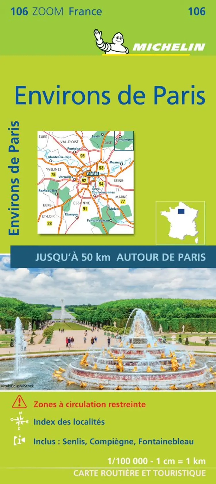 Environs de Paris af Michelin