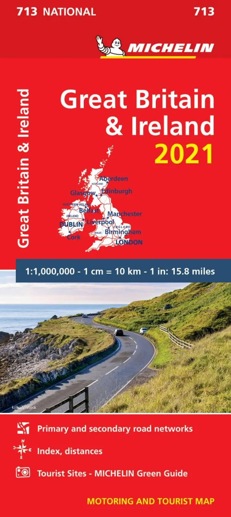 Great Britain & Ireland 2021 af Michelin