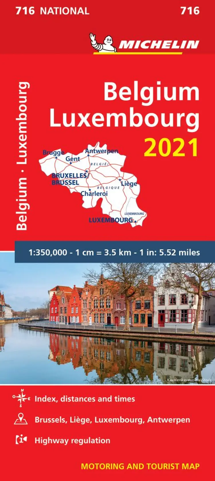Belgium & Luxembourg 2021 af Michelin