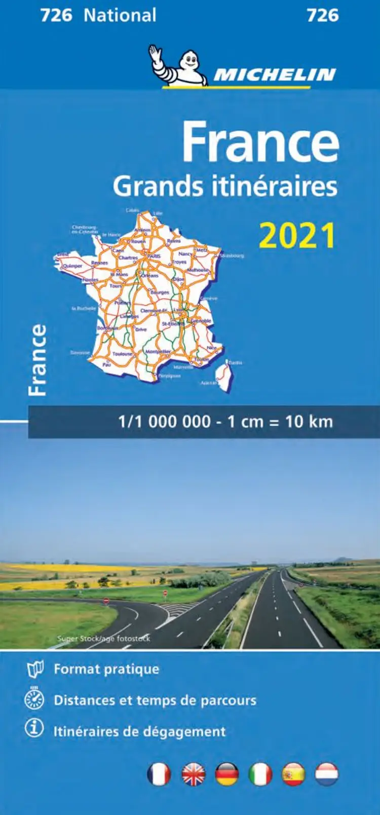 France Route Planning 2021 af Michelin