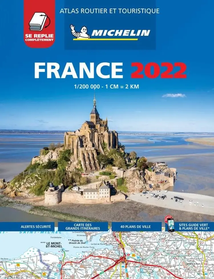 Michelin Tourist & Motoring Atlas France 2022 (Multi-flex) af Michelin
