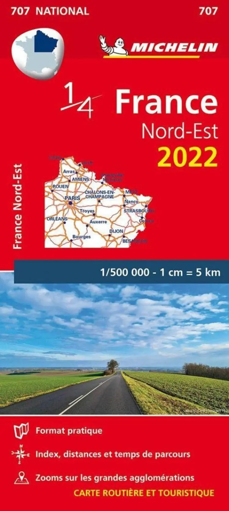 France Northeast 2022 af Michelin