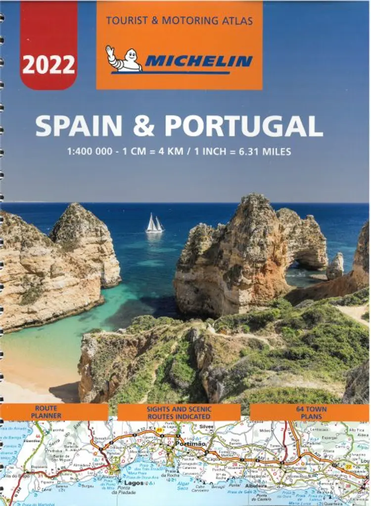 Michelin Tourist & Motoring Atlas Spain & Portugal 2022 af Michelin