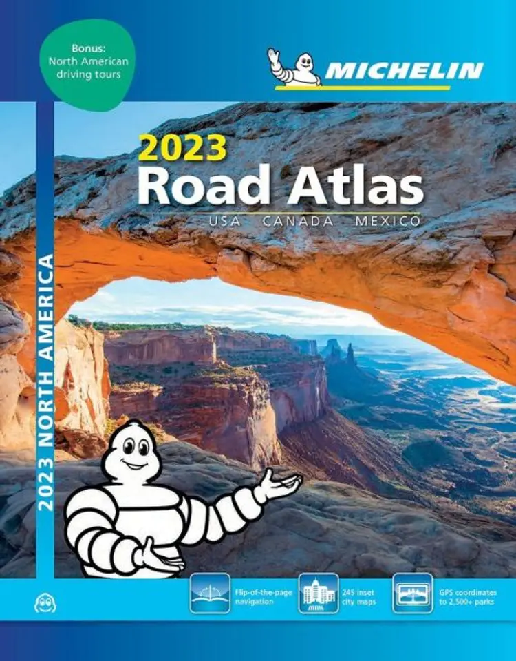 Michelin Road Atlas USA, Canada & Mexico 2023 af Michelin