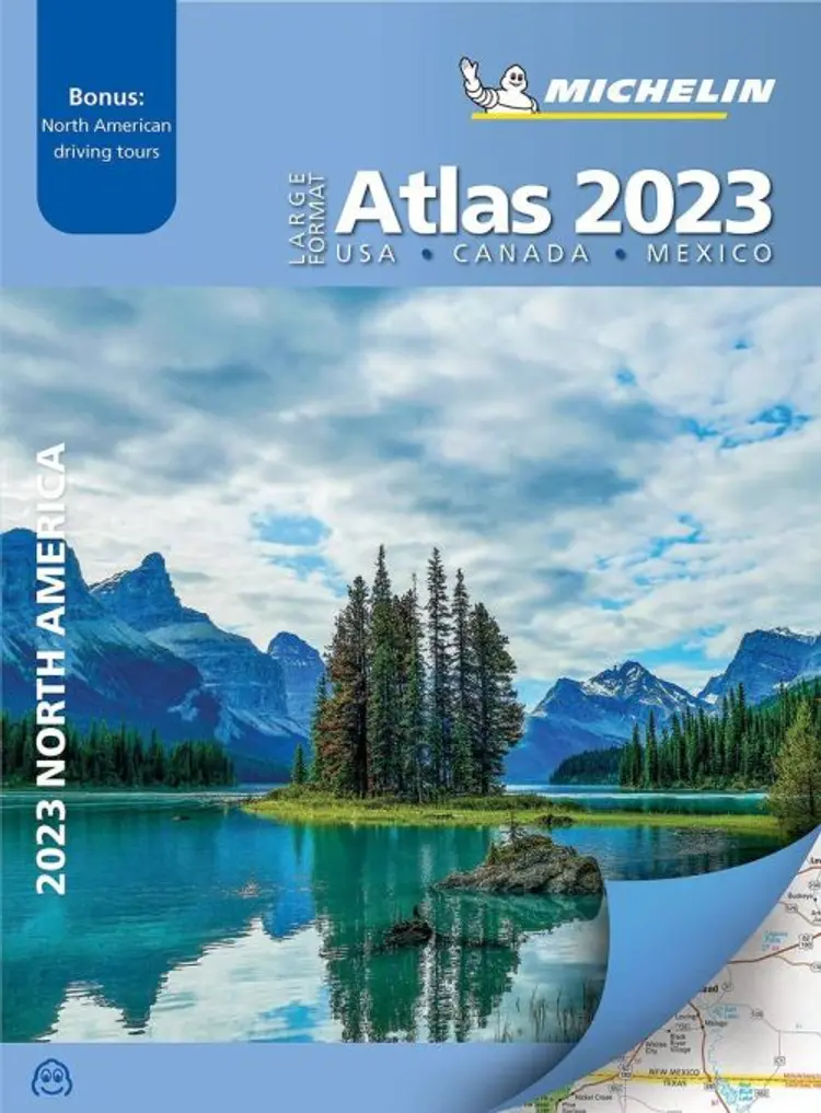 Michelin LARGE Format Atlas USA, Canada & Mexico 2023 af Michelin