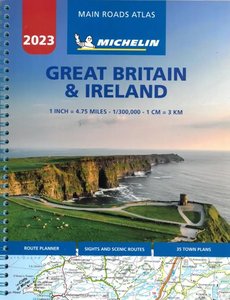 Michelin Main Road Atlas Great Britain & Ireland 2023 af Michelin