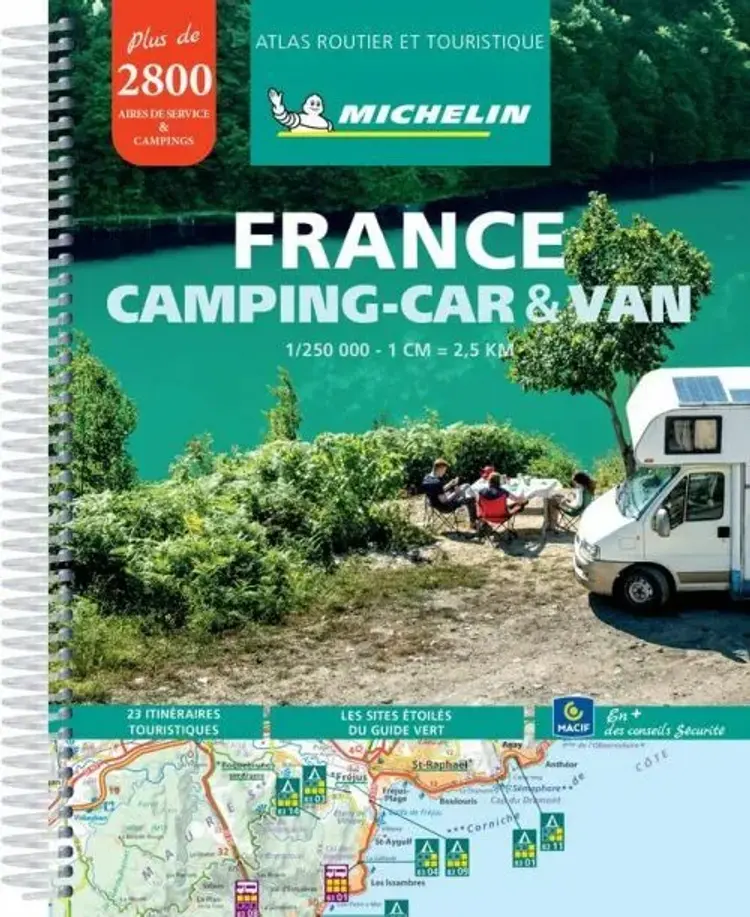 Michelin atlas routier et touristique France Camping-Car & Van af Michelin